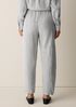 Puckered Organic Linen Stripe Lantern Pant