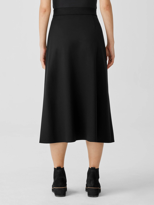 Lightweight Ponte Flared Skirt