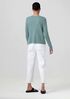 Organic Linen Cotton Crew Neck Top
