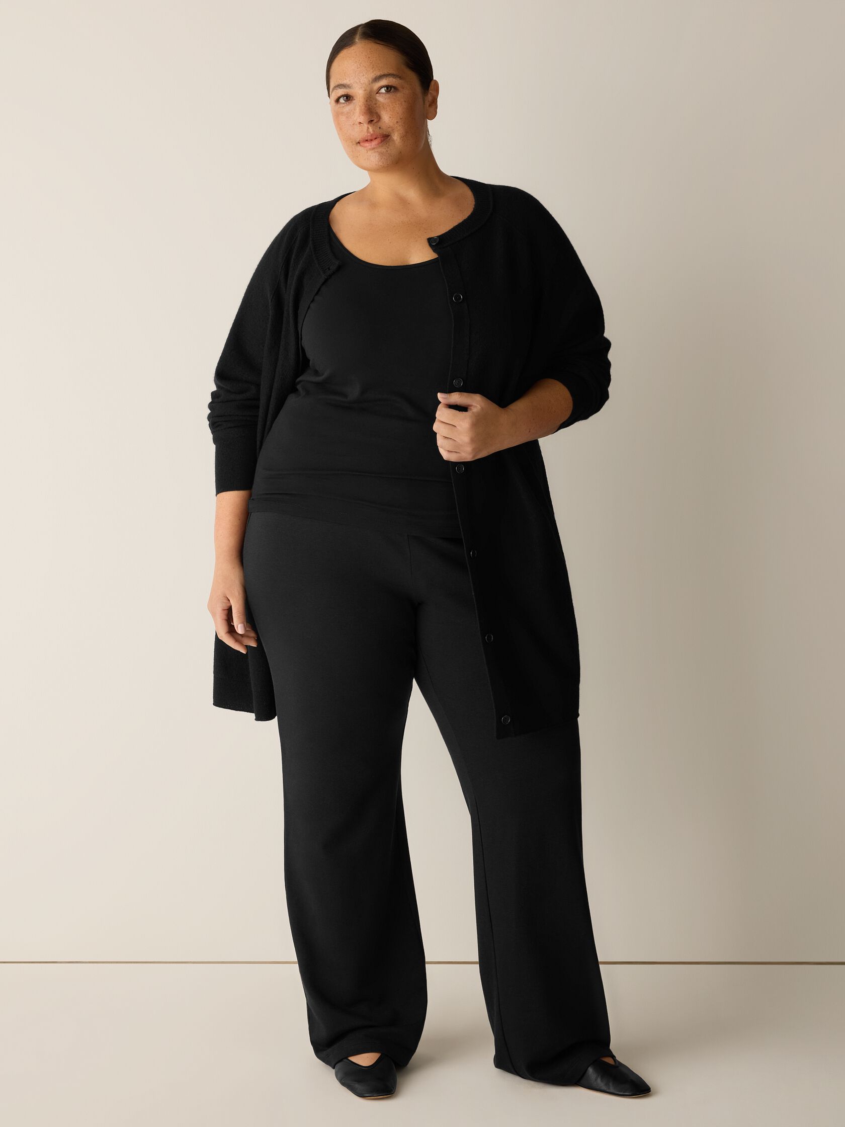 Cozy Brushed Terry Hug Kick Pant