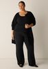 Cozy Brushed Terry Hug Kick Pant