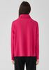 Cozy Brushed Terry Hug Funnel Neck Top