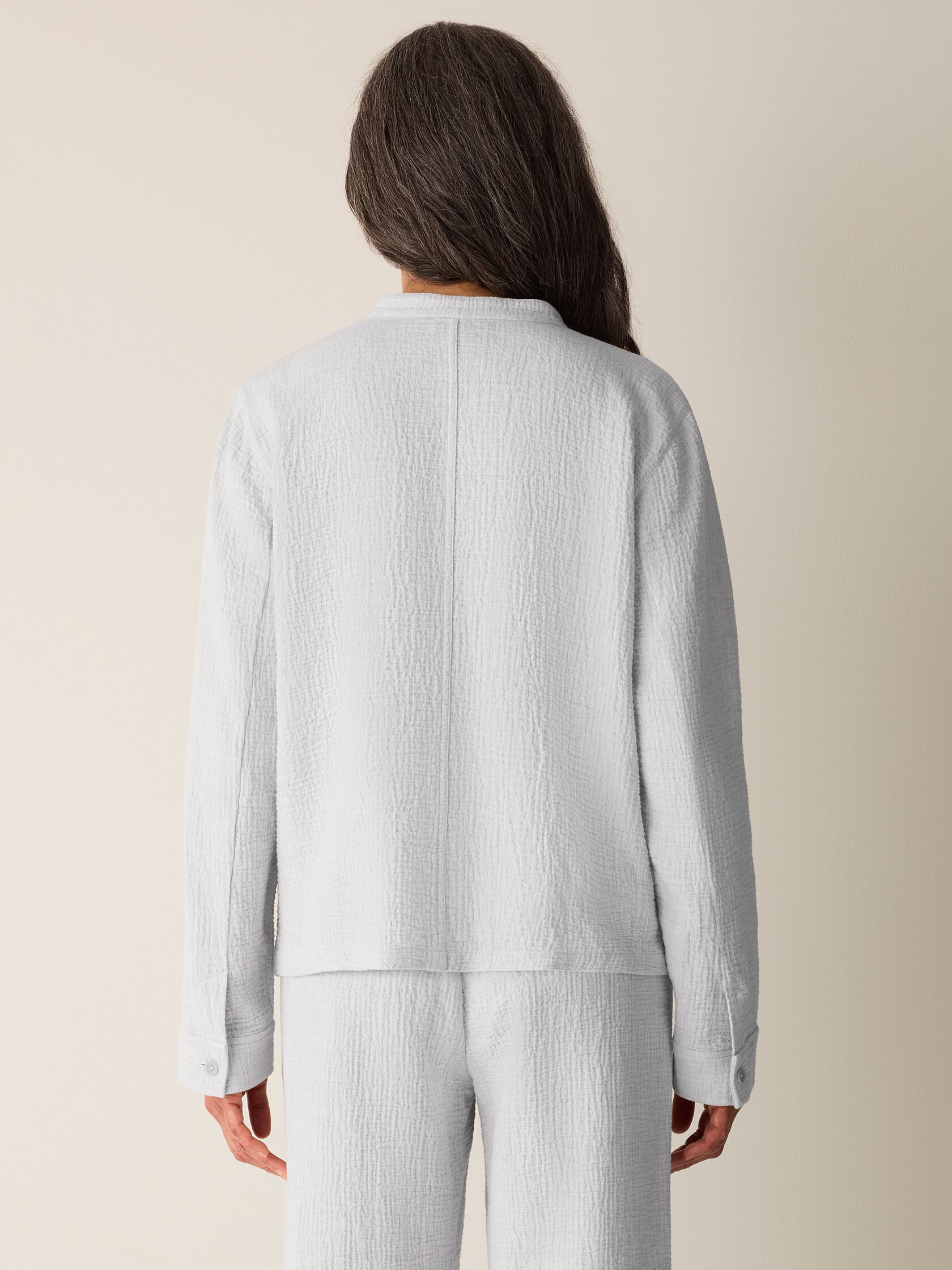Organic Cotton Doubleweave Shirt Jacket