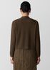 Organic Linen Cotton Cropped Cardigan