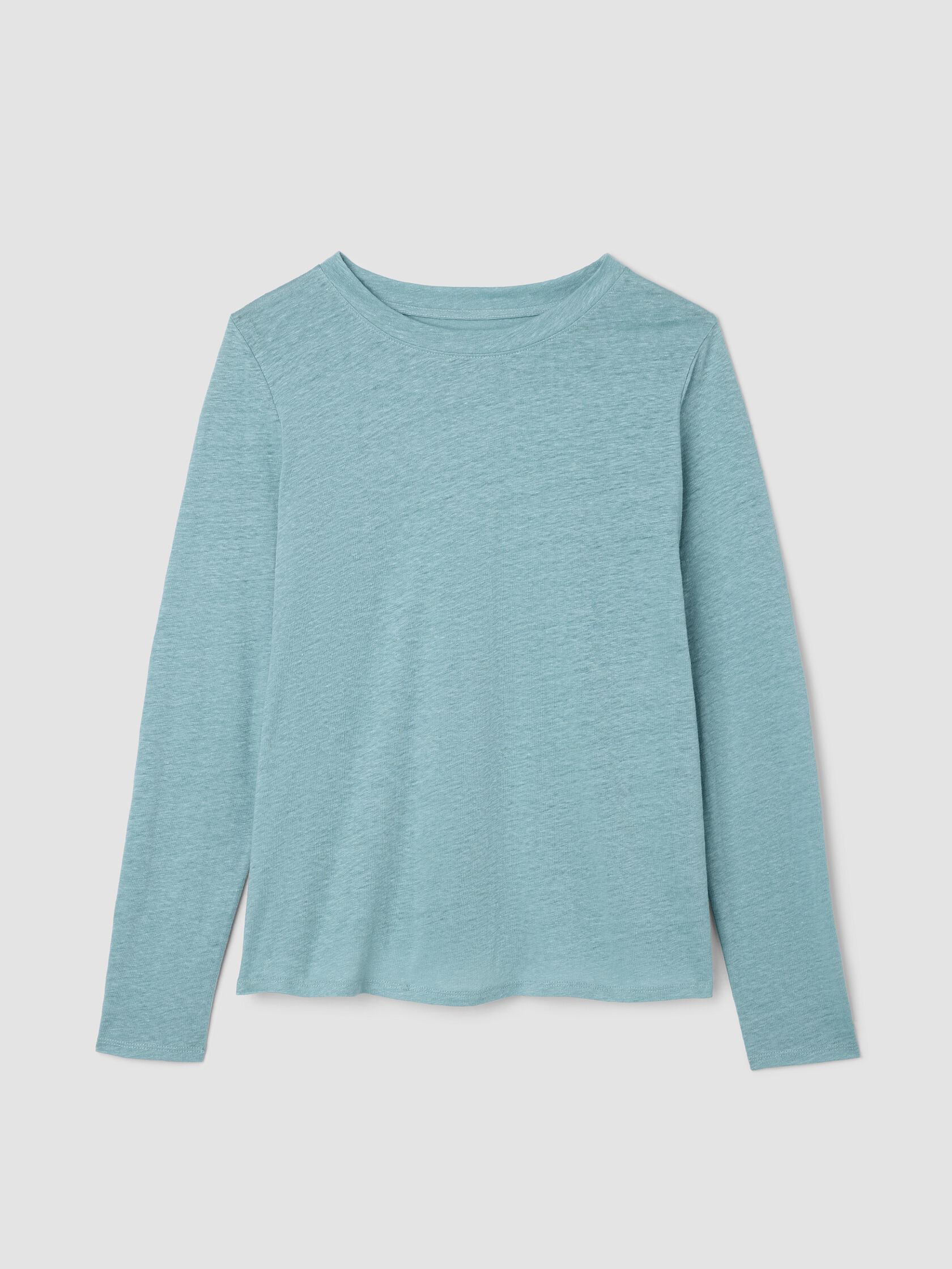 Organic Linen Jersey Long-Sleeve Tee