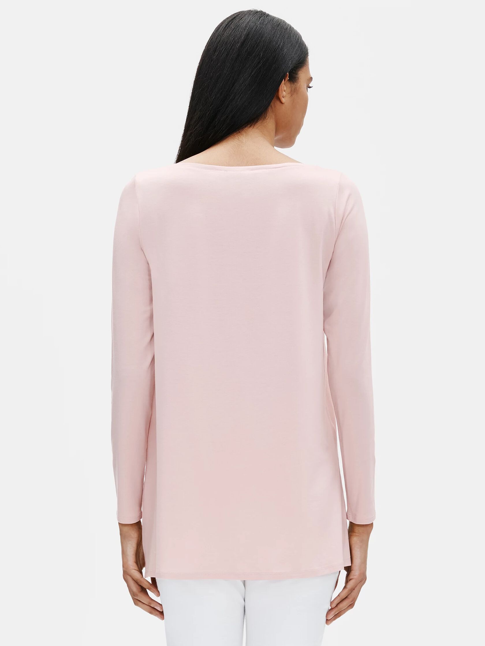 Fine Jersey Bateau Neck Tunic