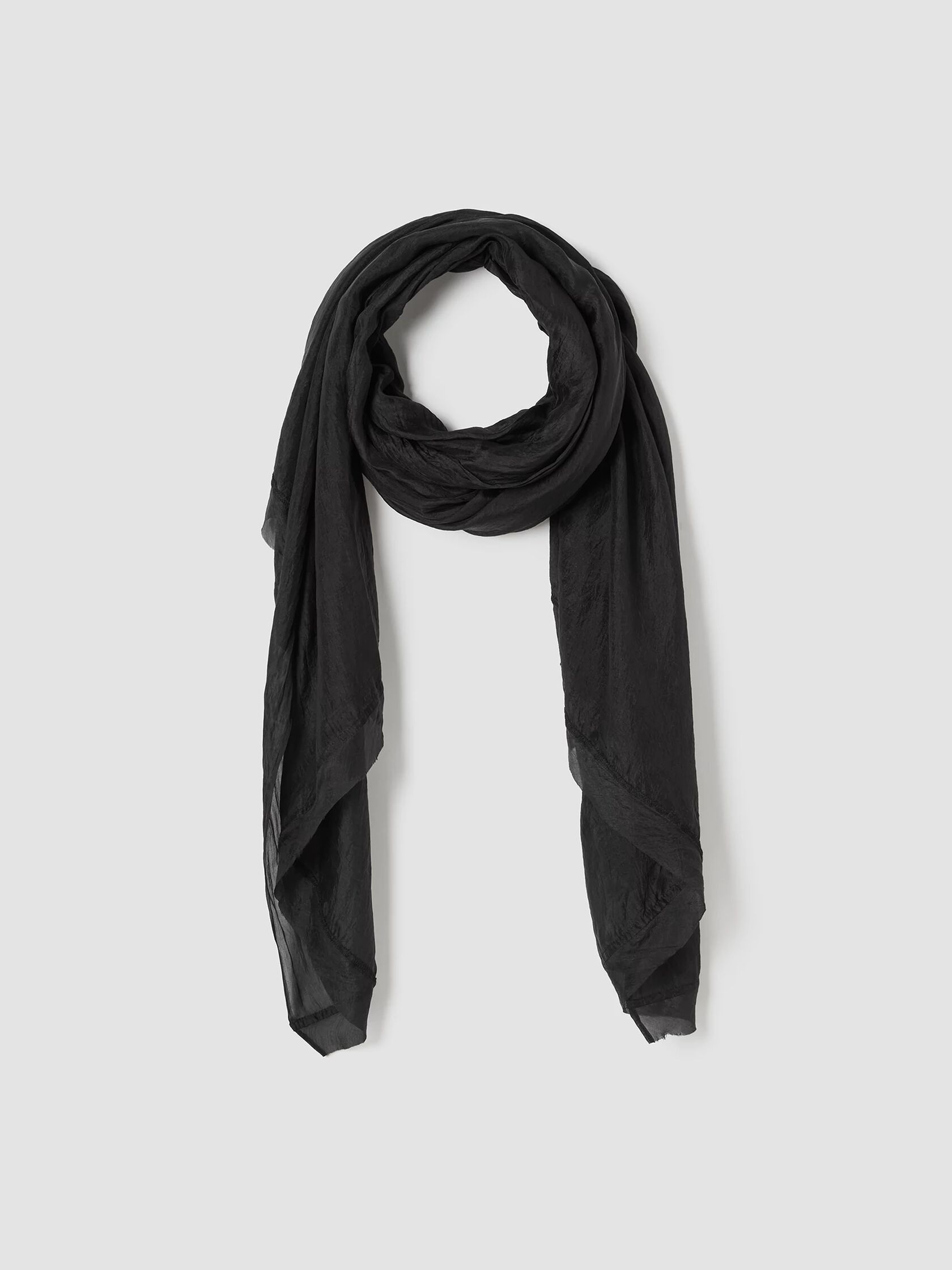 Washed Silk Parachute Scarf