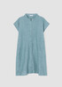 Washed Organic Linen Delave Shirtdress