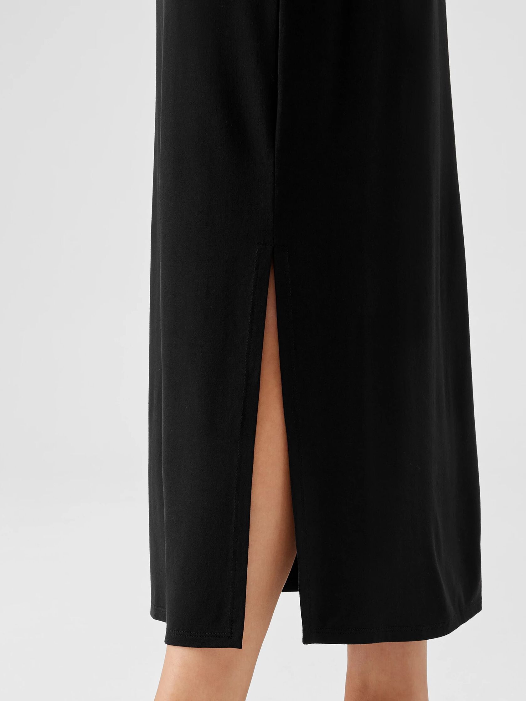 Stretch Jersey Knit Straight Skirt