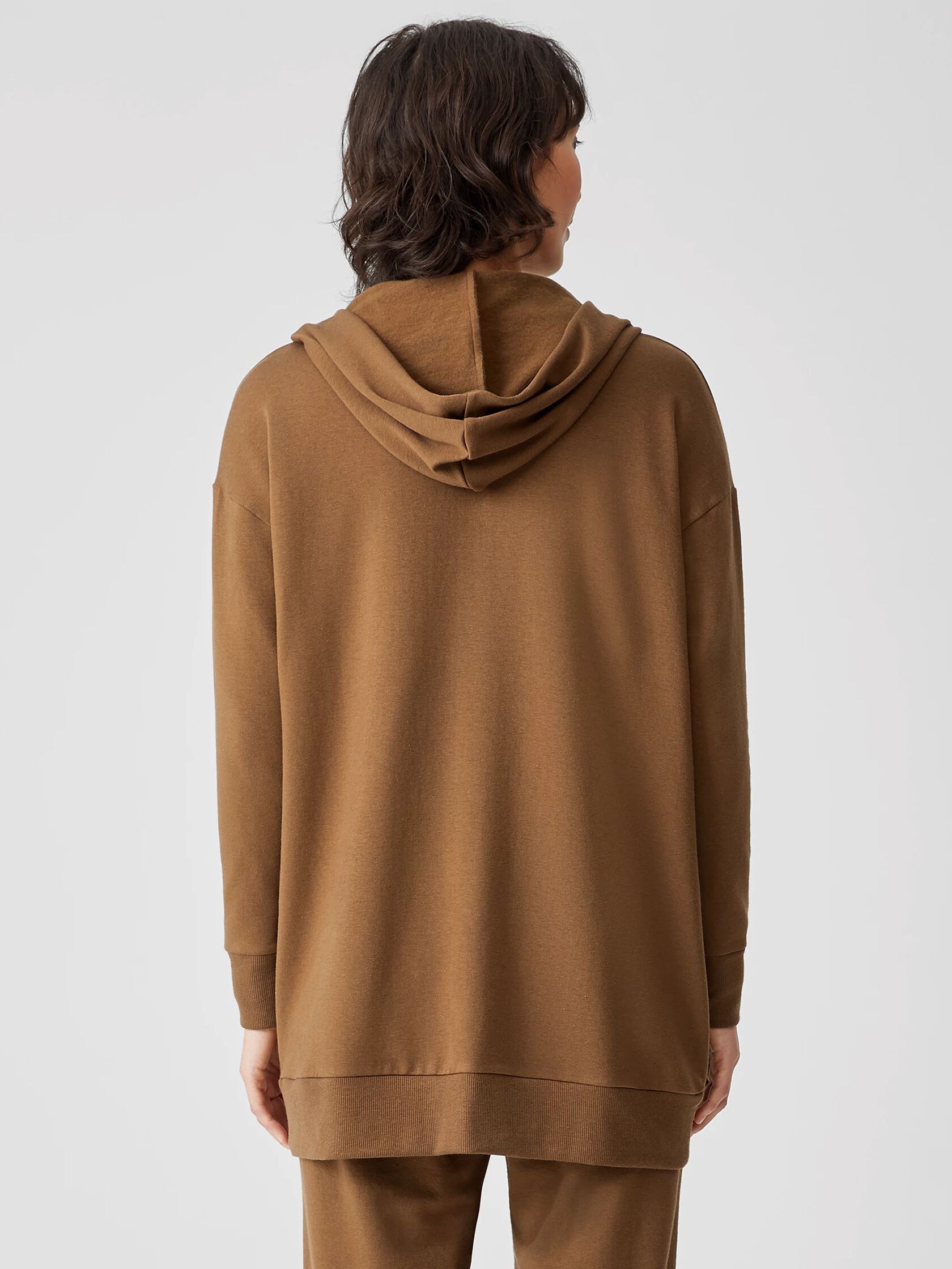 Cozy Brushed Terry Hug Hooded Jacket