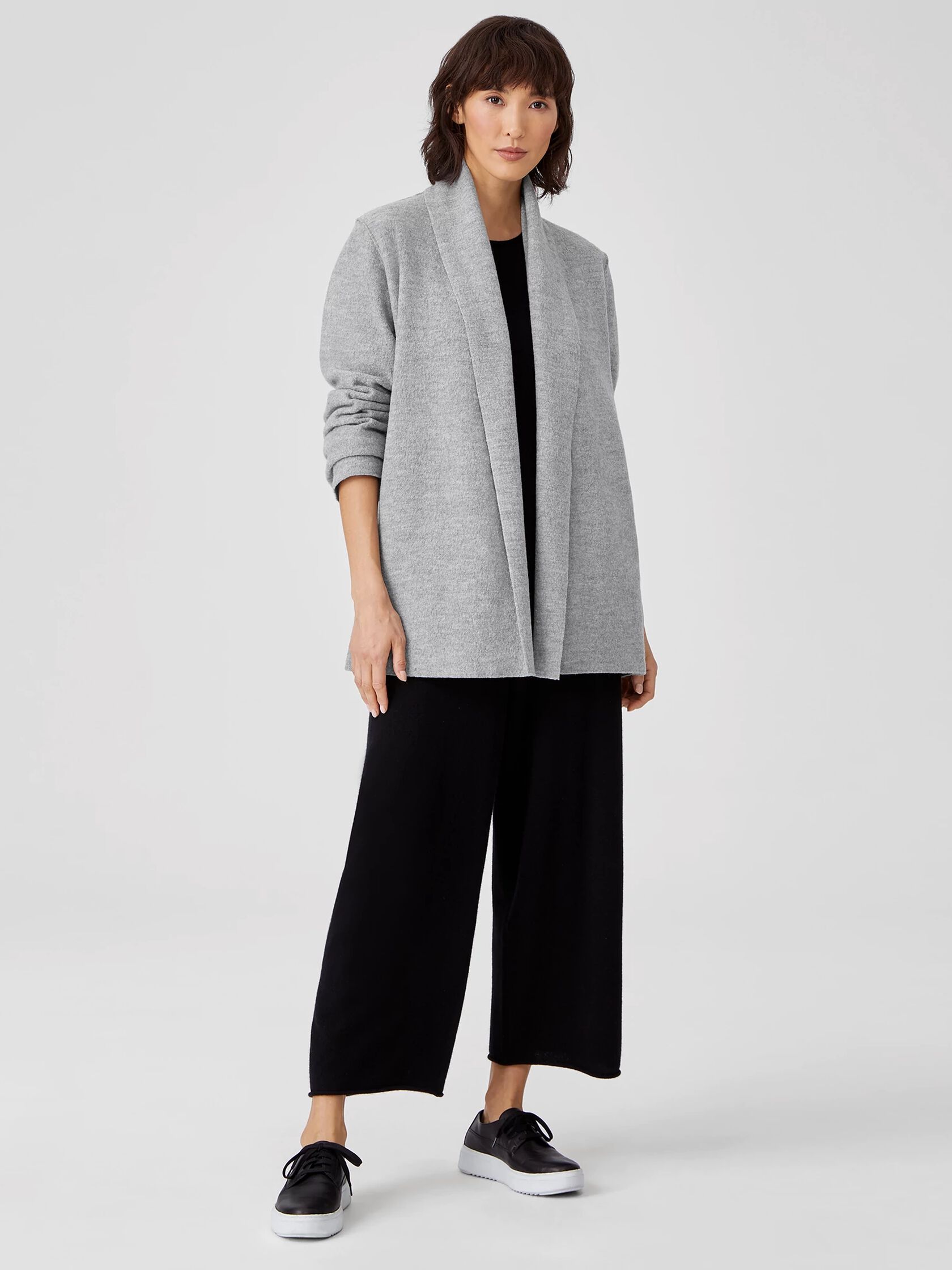 Lightweight Boiled Wool Jacket in Responsible Wool