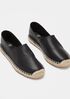 Myth Leather Espadrille Flat