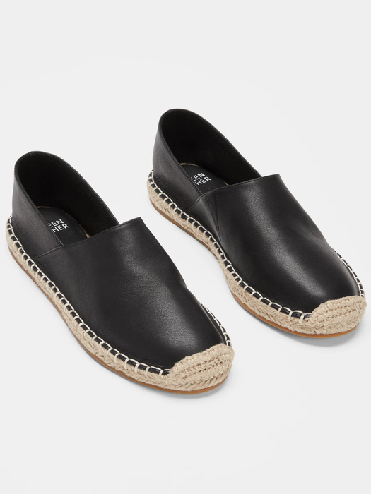 Myth Leather Espadrille Flat