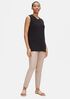 Washable Stretch Crepe Slim Pant