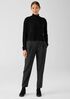 Merino Cropped Turtleneck Top in Regenerative Wool