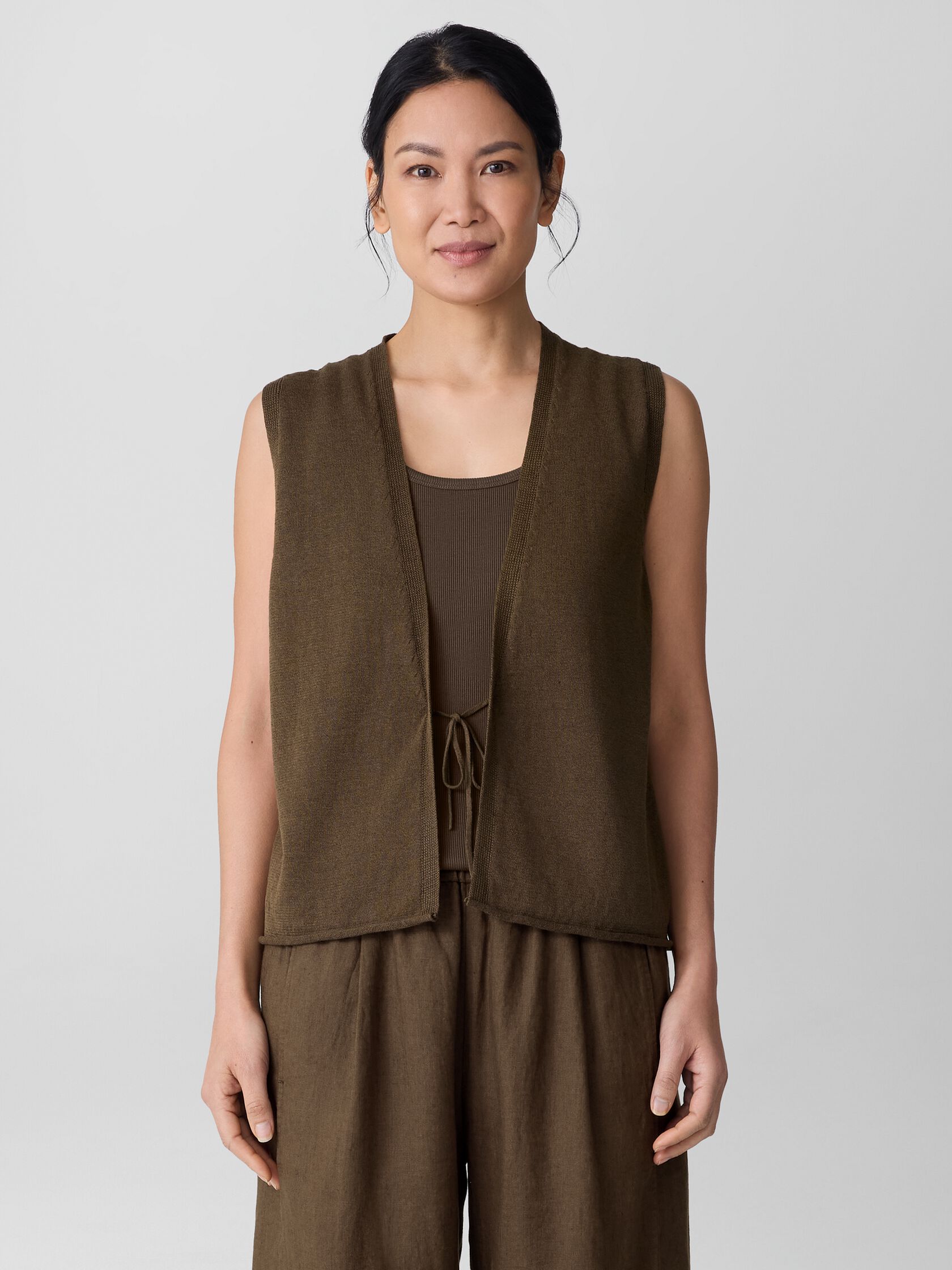 Organic Linen Cotton Vest