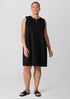 Lightweight Ponte Split Neck Dress