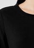Organic Linen Jersey Crew Neck Top
