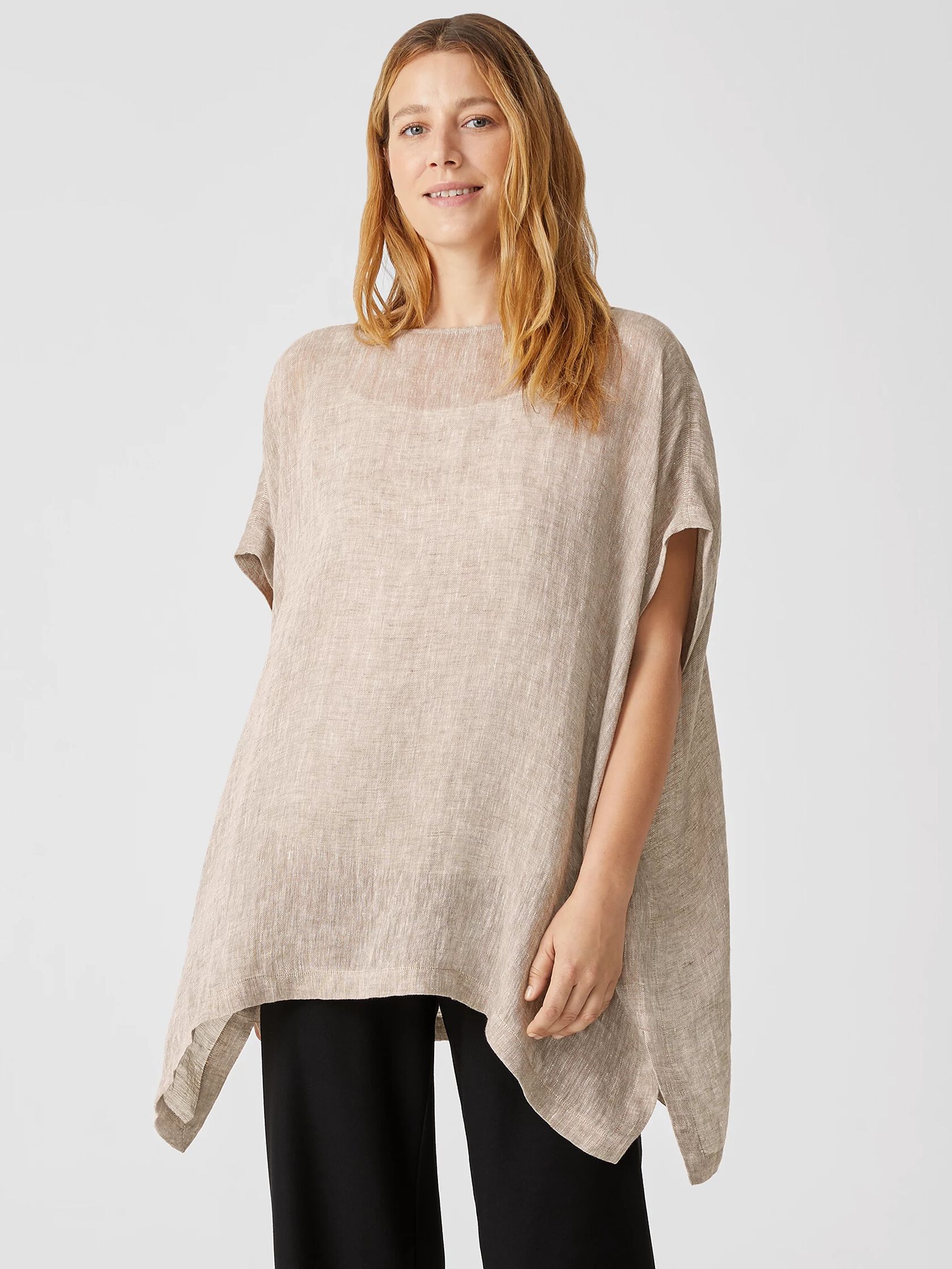 Organic Linen Gauze Caftan