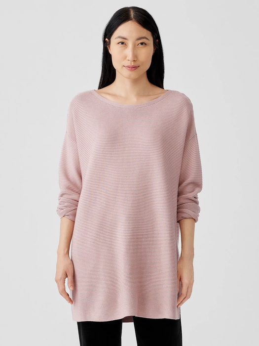 Fine Silk Cashmere Bateau Neck Top