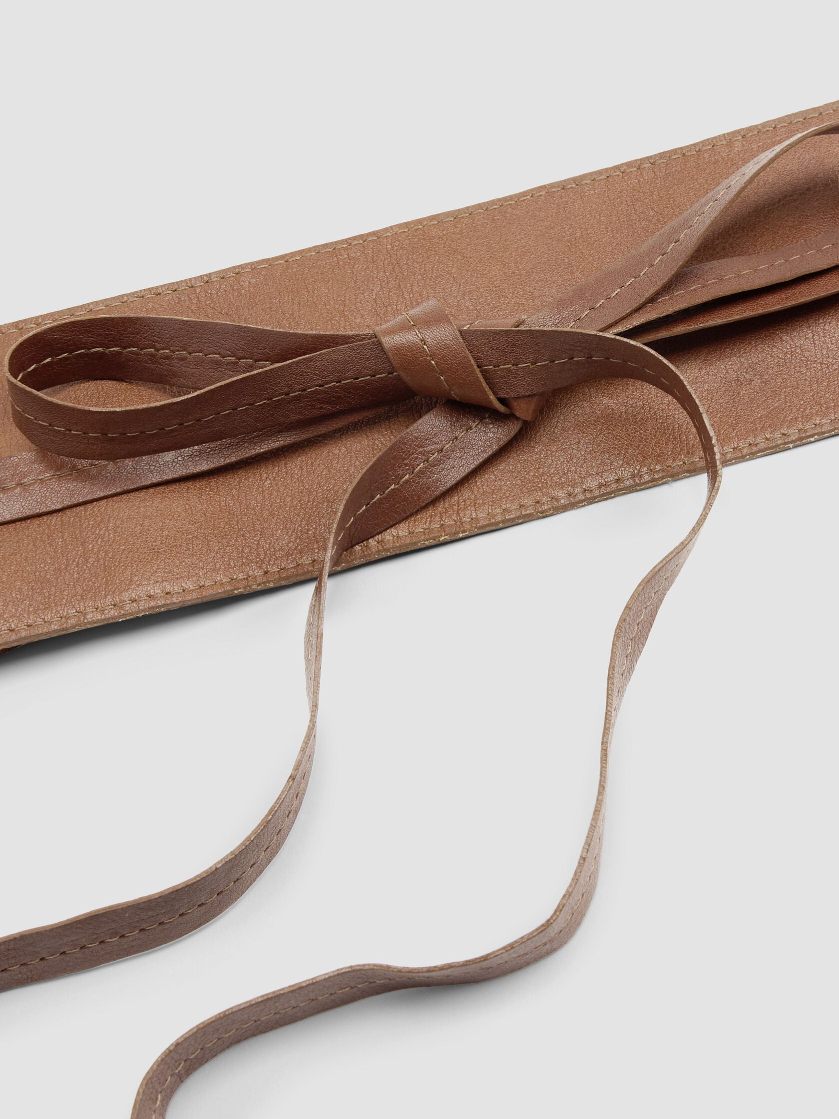 Suede and Leather Reversible Belt