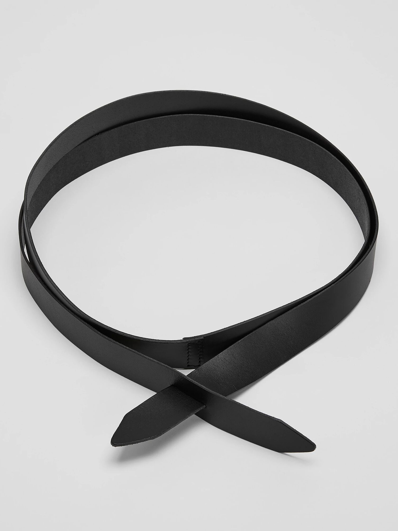 Vegetable Tanned Italian Leather Wrap Belt