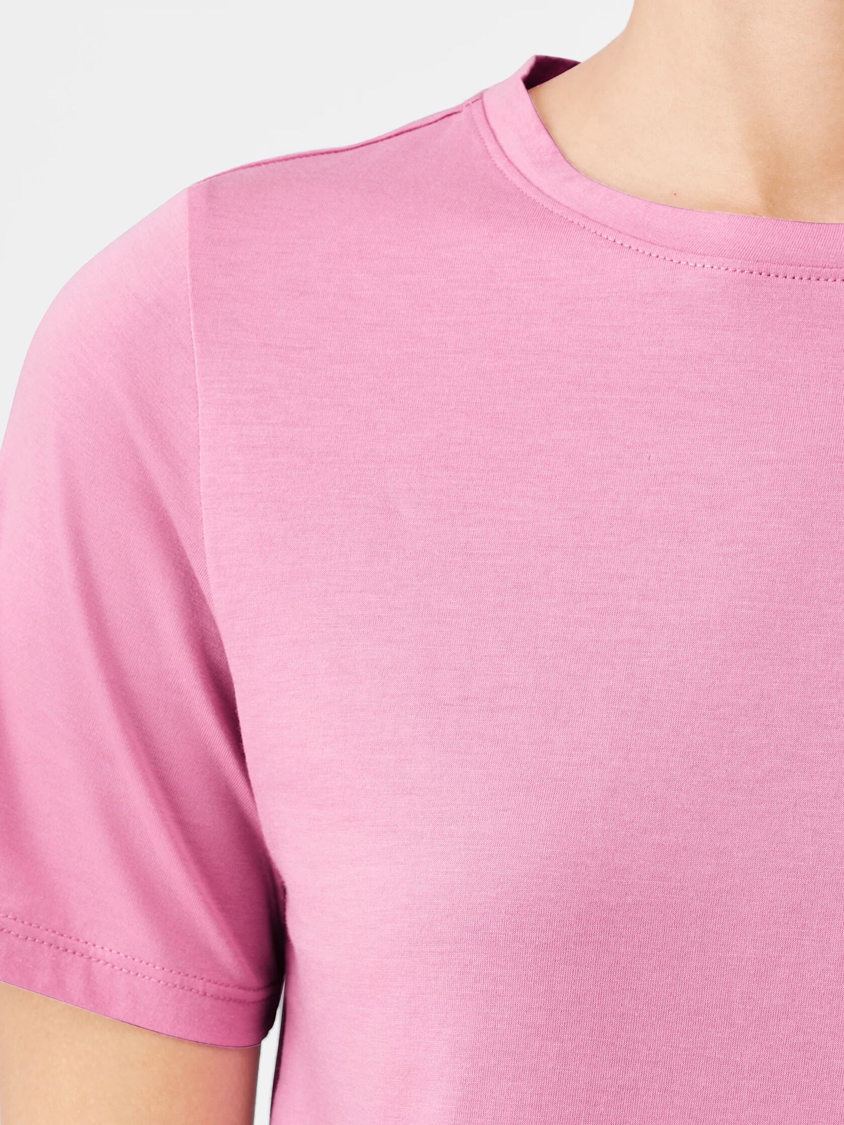 Organic Pima Cotton Jersey Round Neck Tee