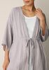 Striped Organic Cotton Gauze Caftan
