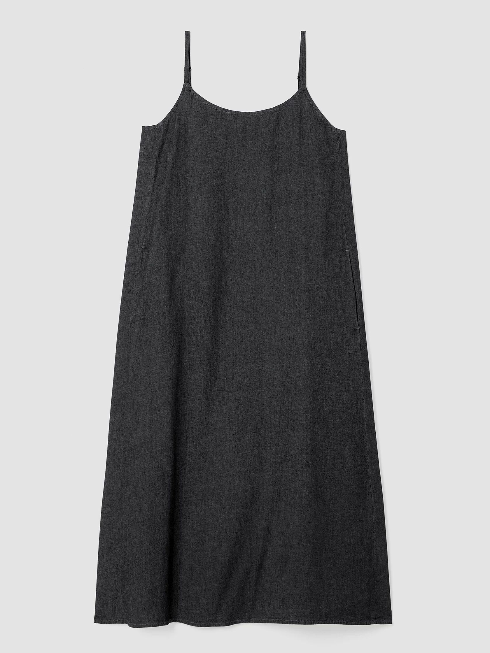 Airy Organic Cotton Twill Cami Dress