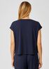 Lightweight Viscose Jersey Square Top