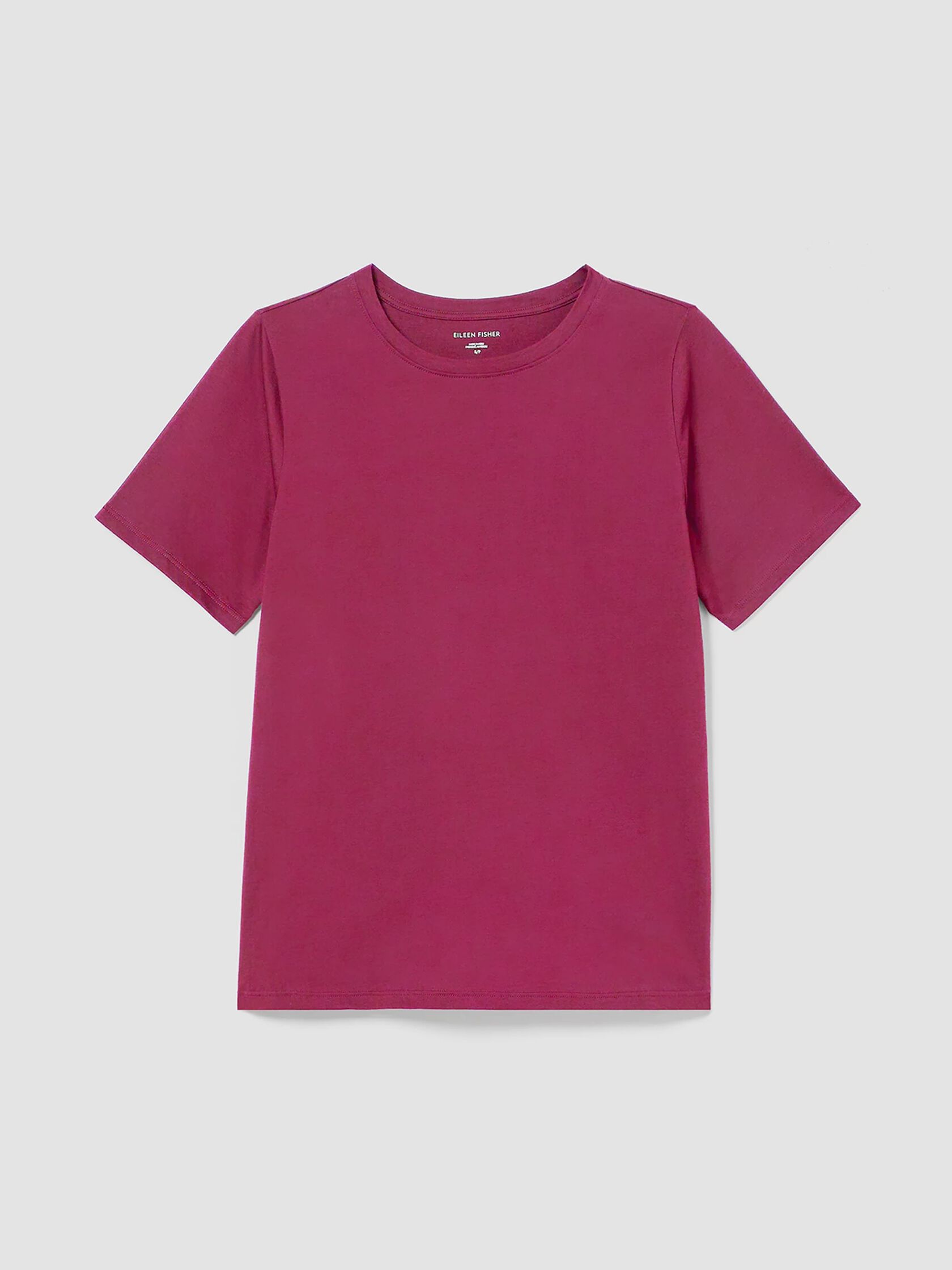 Organic Pima Cotton Jersey Round Neck Tee