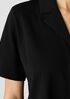 Organic Cotton Interlock Notch Collar Sleep Shirt
