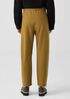 Boiled Wool Jersey Pleated Lantern Pant