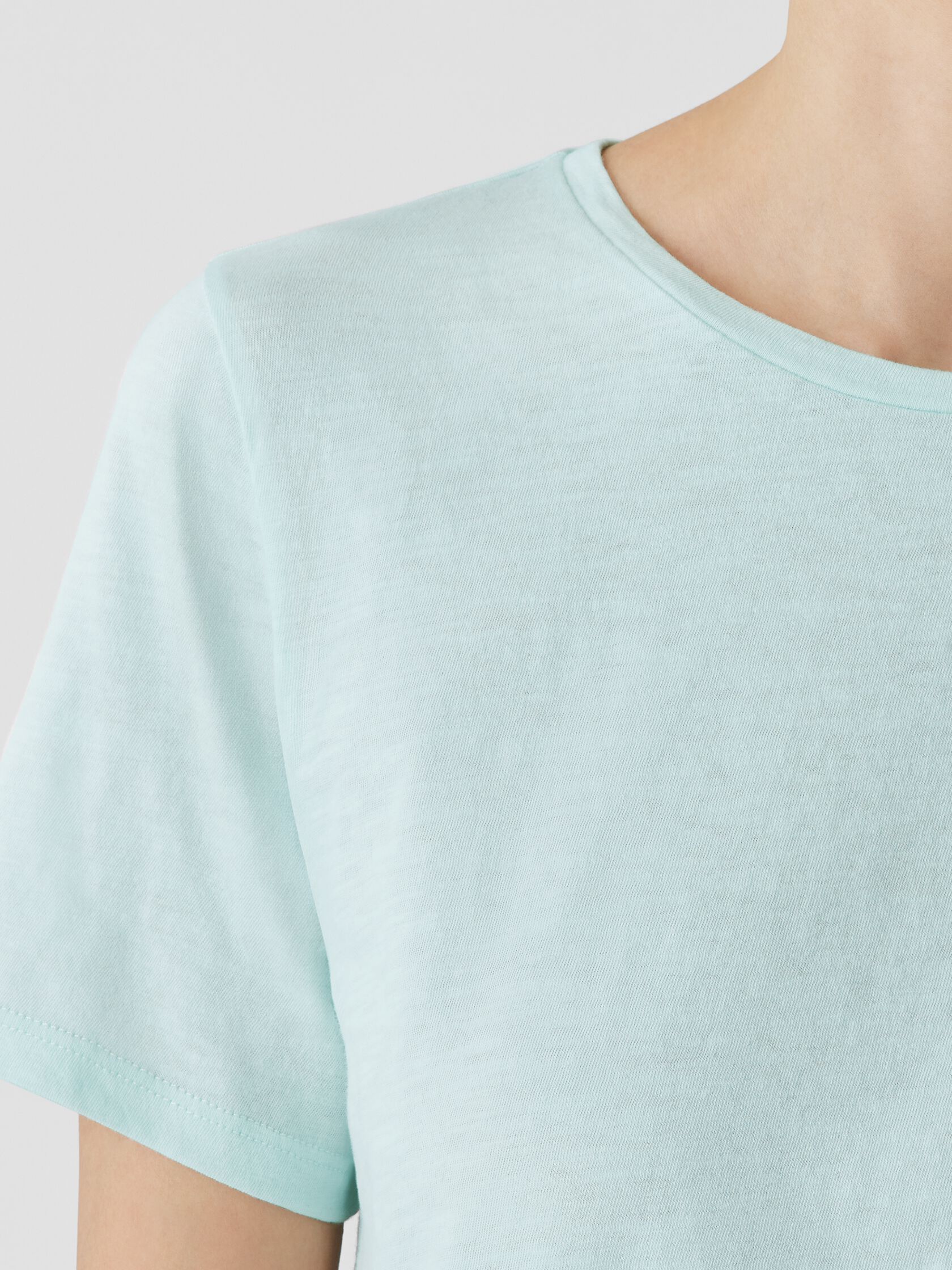 Organic Cotton Slubby Jersey Tee