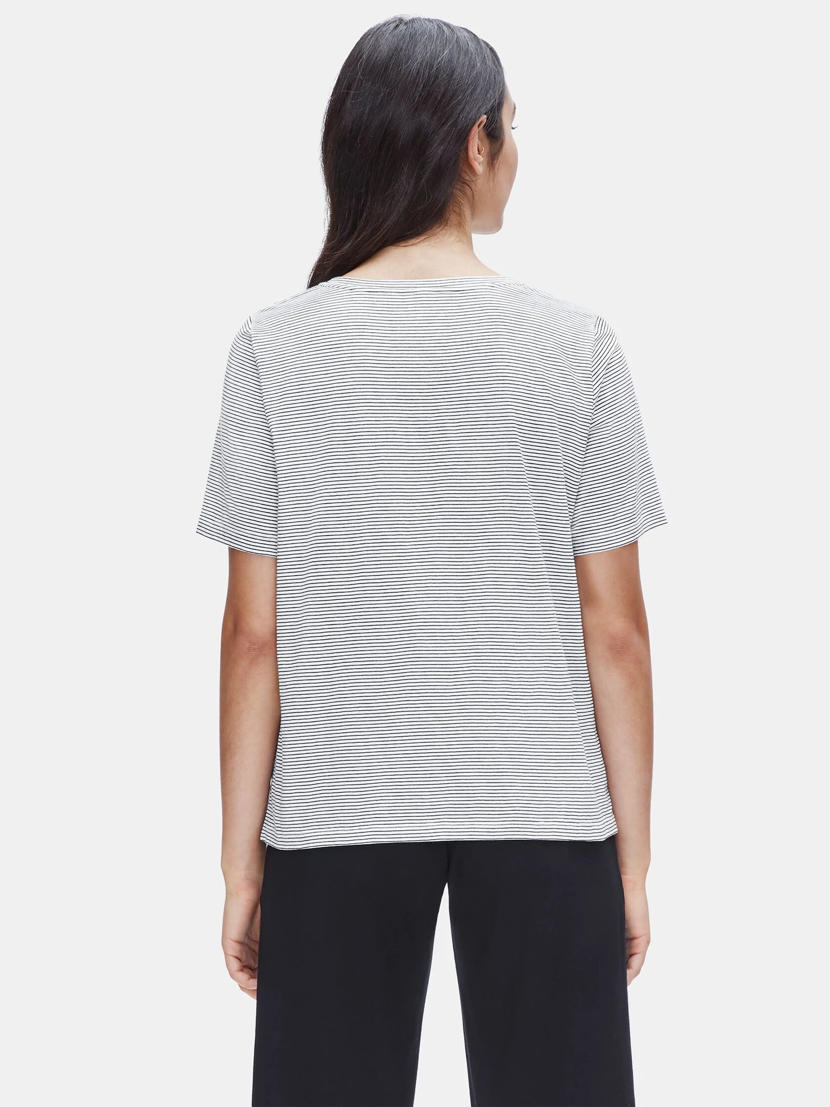 Organic Cotton Jersey Striped Tee