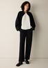 Washable Flex Ponte Straight Trouser Pant