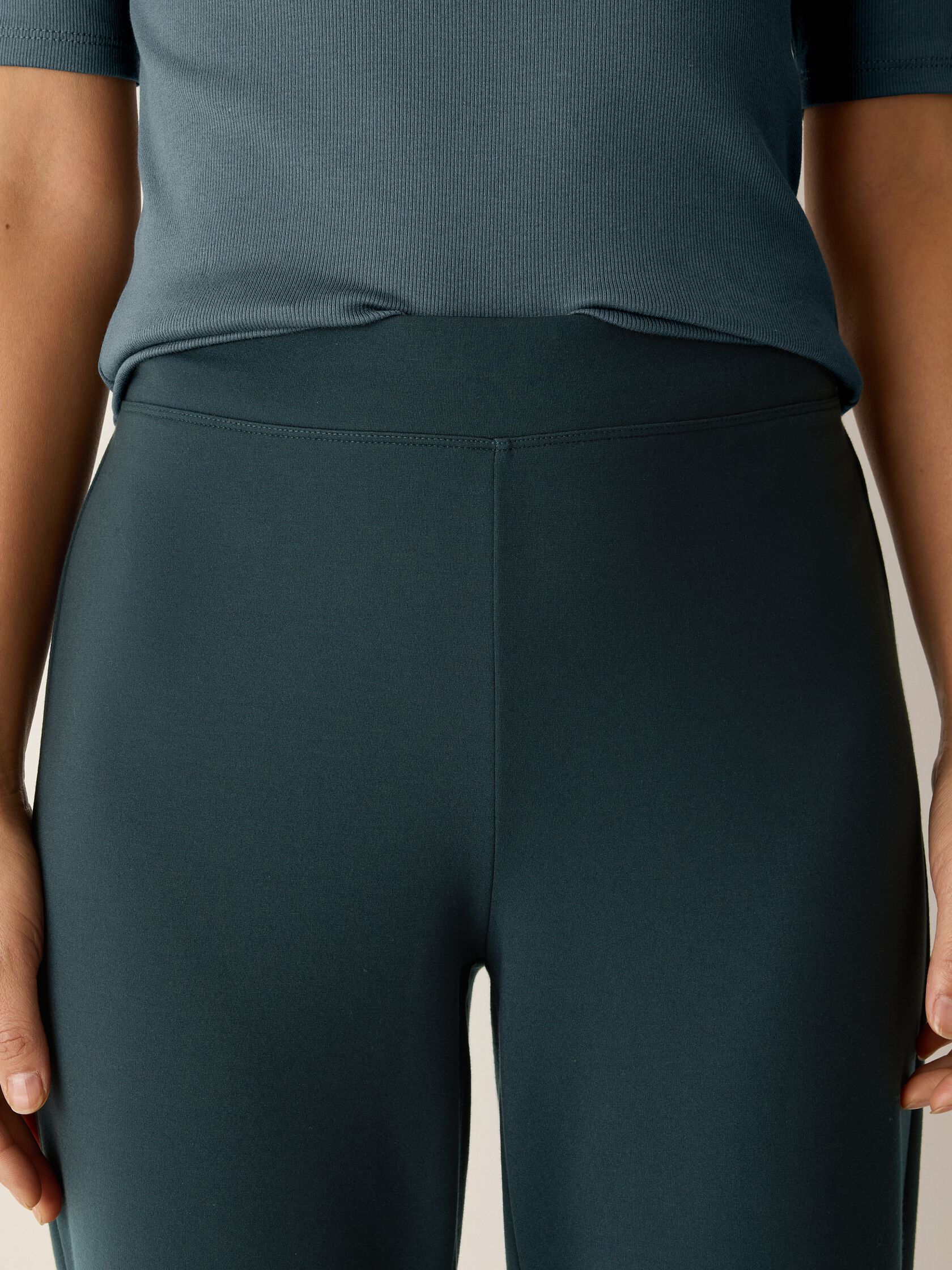 Washable Flex Ponte Slim Pant