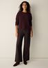 Organic Cotton Chenille Crew Neck Top