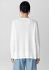 Organic Linen Cotton Slub V-Neck Top