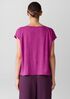 Organic Linen Jersey V-Neck Tee