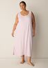 Organic Cotton Interlock Tank Sleep Dress
