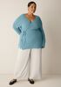 Peruvian Cotton Cloud V-Neck Cardigan