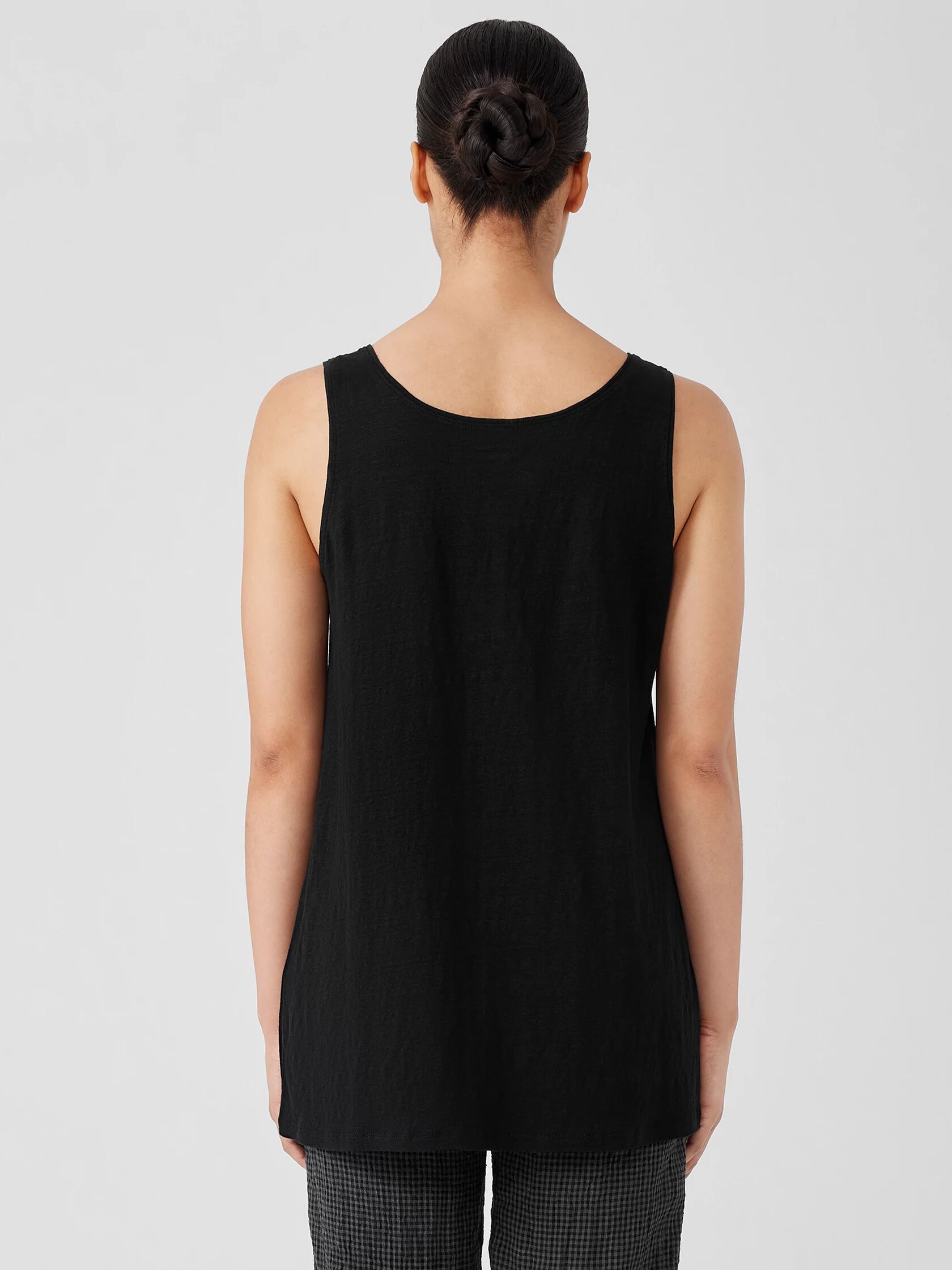 Organic Linen Jersey Long Tank