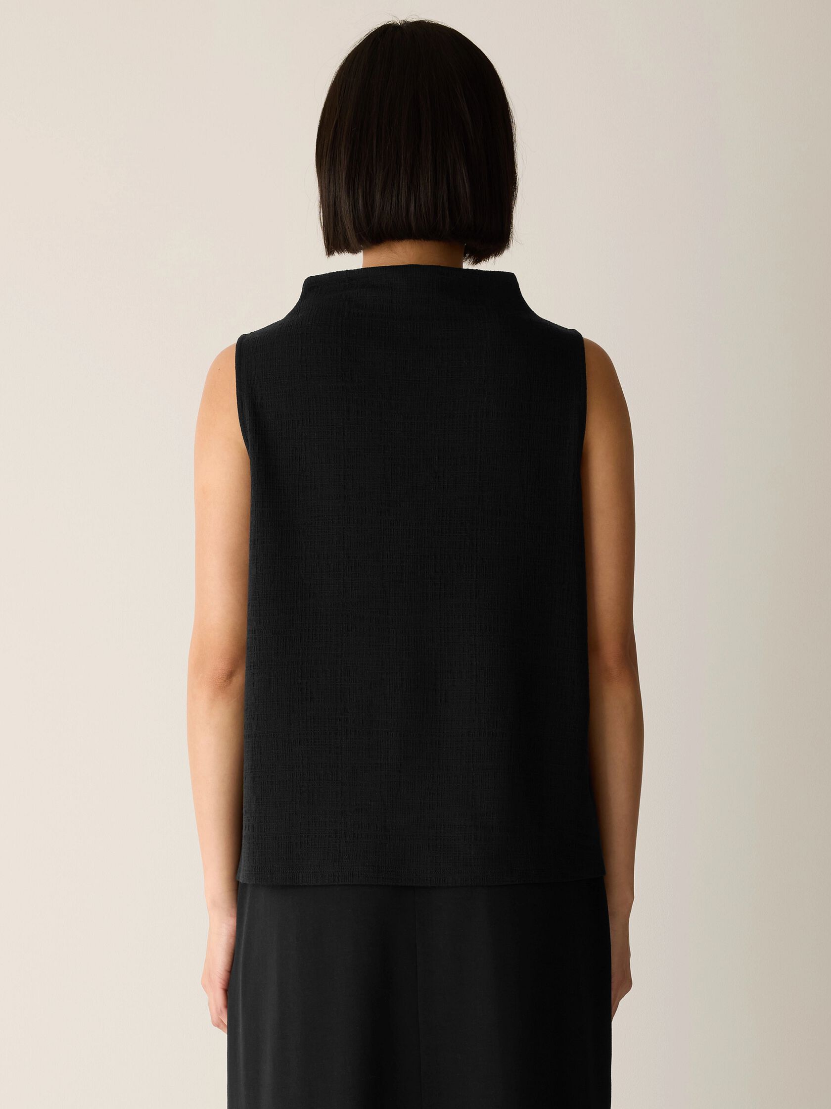 Cross Hatch Stretch Jersey Funnel Neck Tank