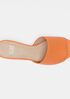 Tea Leather Slide Sandal