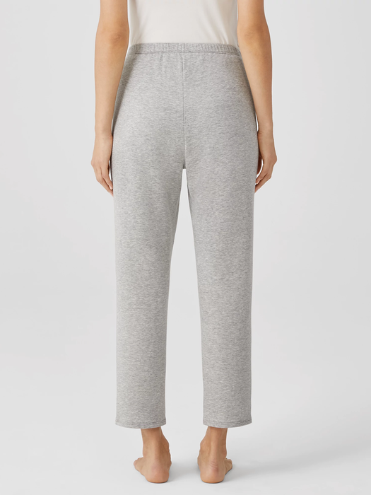 Cozy Brushed Terry Tapered Ankle Pant