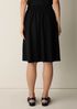 Resewn Washable Stretch Crepe A-Line Skirt