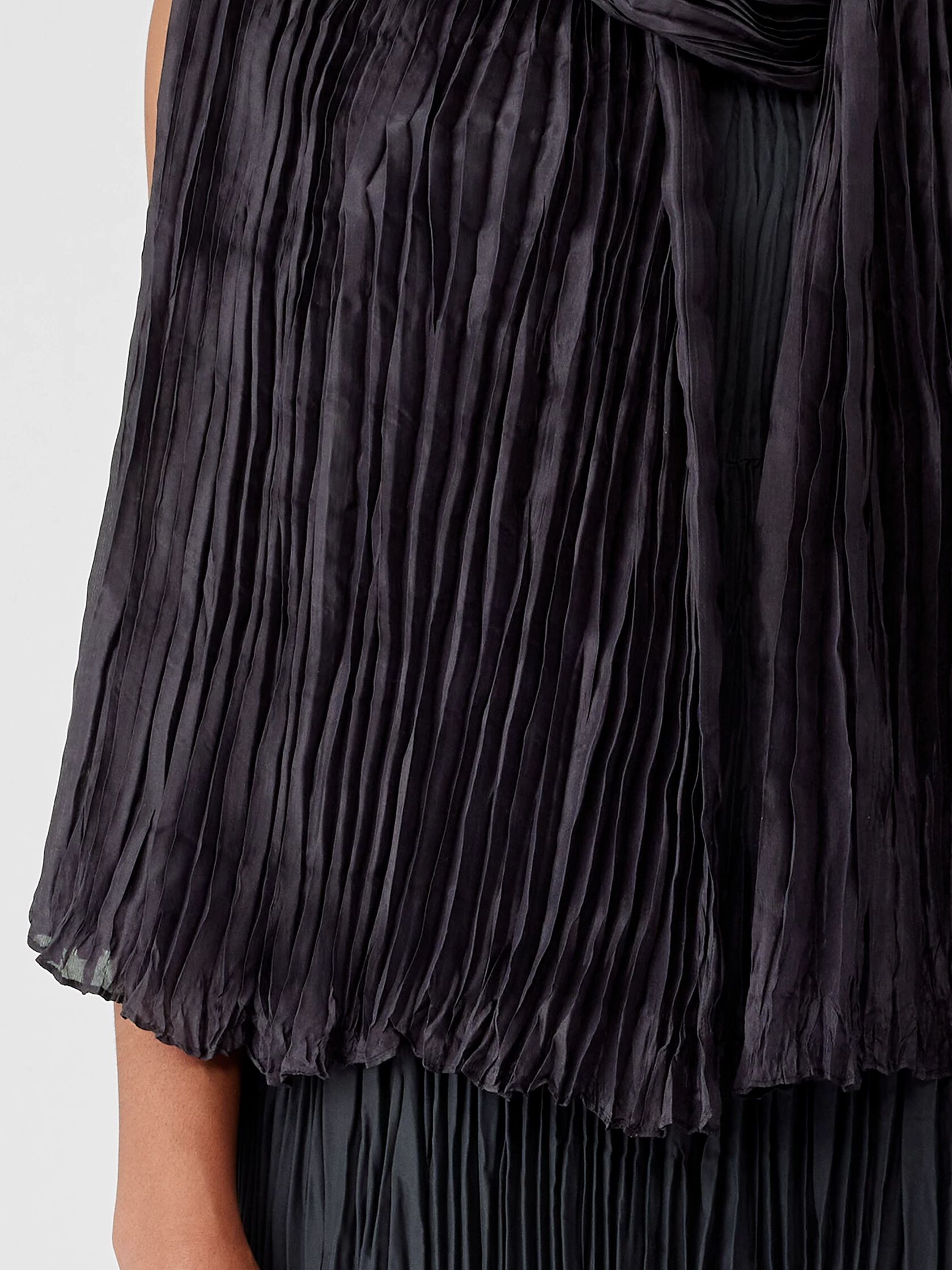 Crinkled Silk Scarf