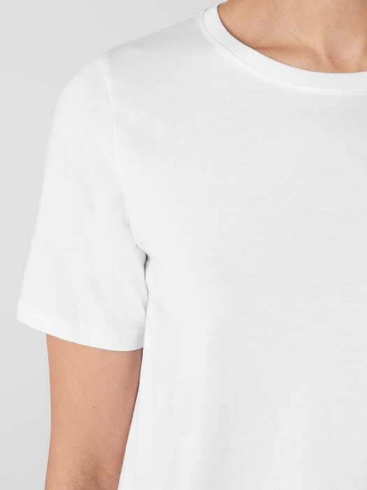 Organic Pima Cotton Jersey Round Neck Tee