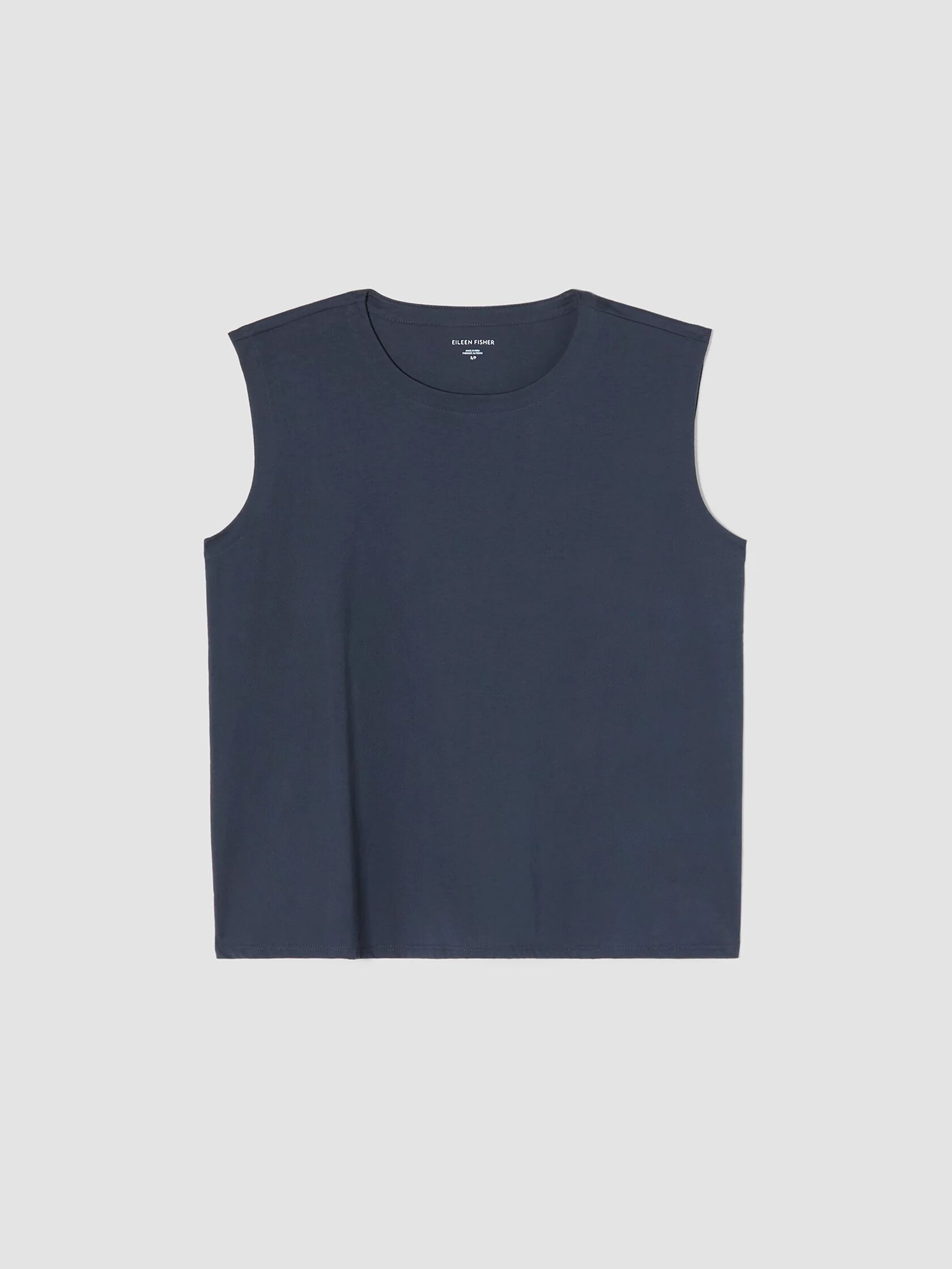 Organic Pima Cotton Jersey Round Neck Tank